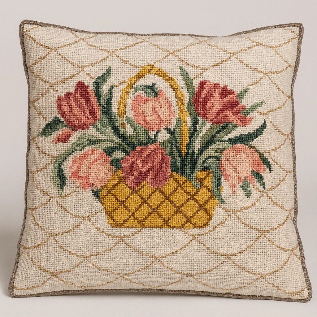 Les Paniers Printaniers - Annie Bouquet, Tapisserie De France