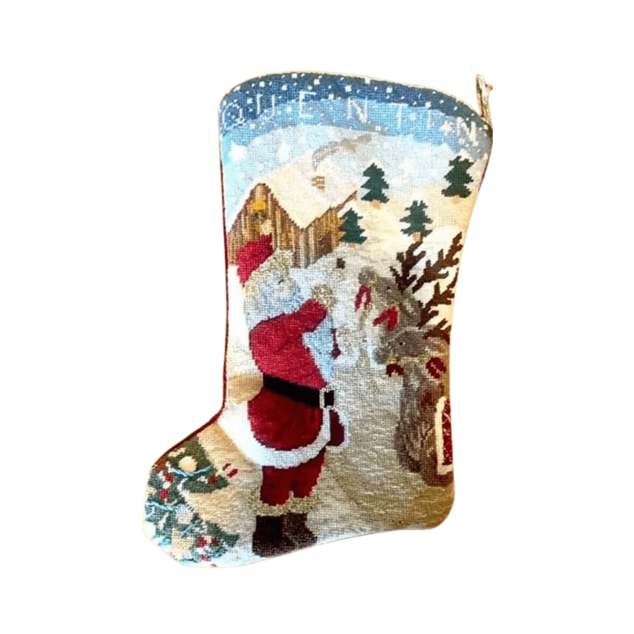 La Chaussette "Le Départ" - Annie Bouquet, Tapisserie De France