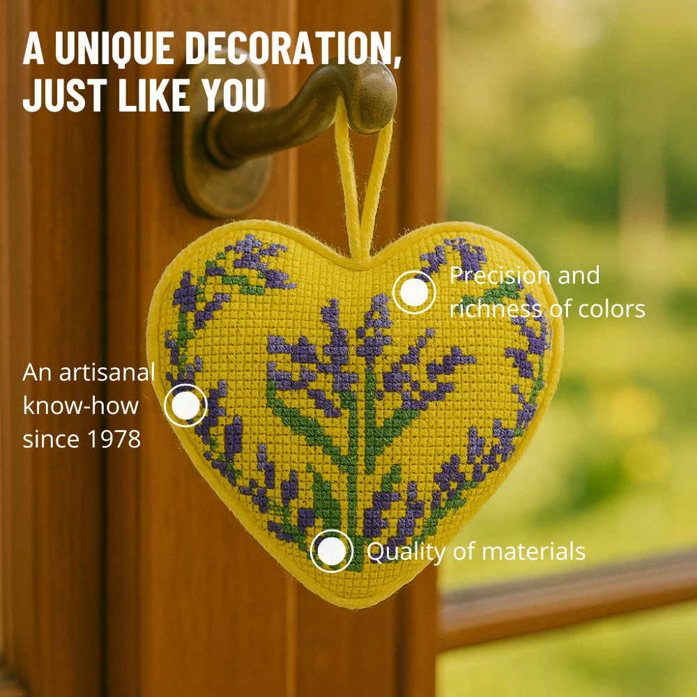 "LAVENDER" HEART