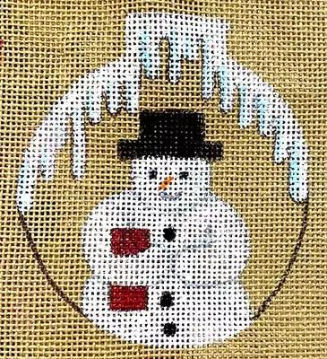 Boule "Bonhomme de Neige Enchanté" - Annie Bouquet, Tapisserie De France