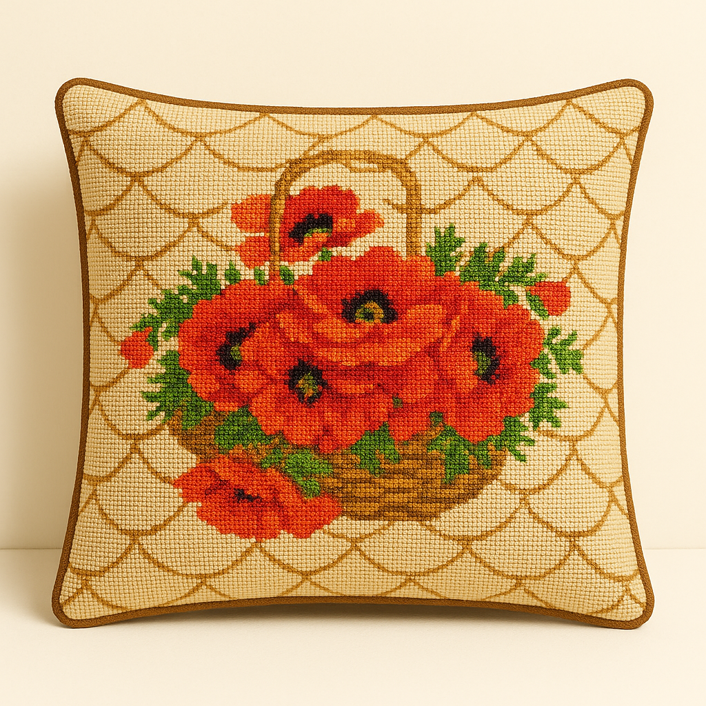 PANIER DE COQUELICOTS