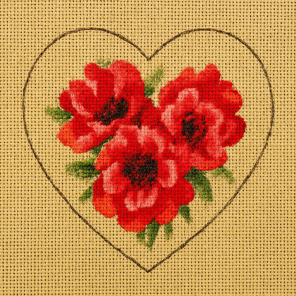 CŒUR "COQUELICOTS"
