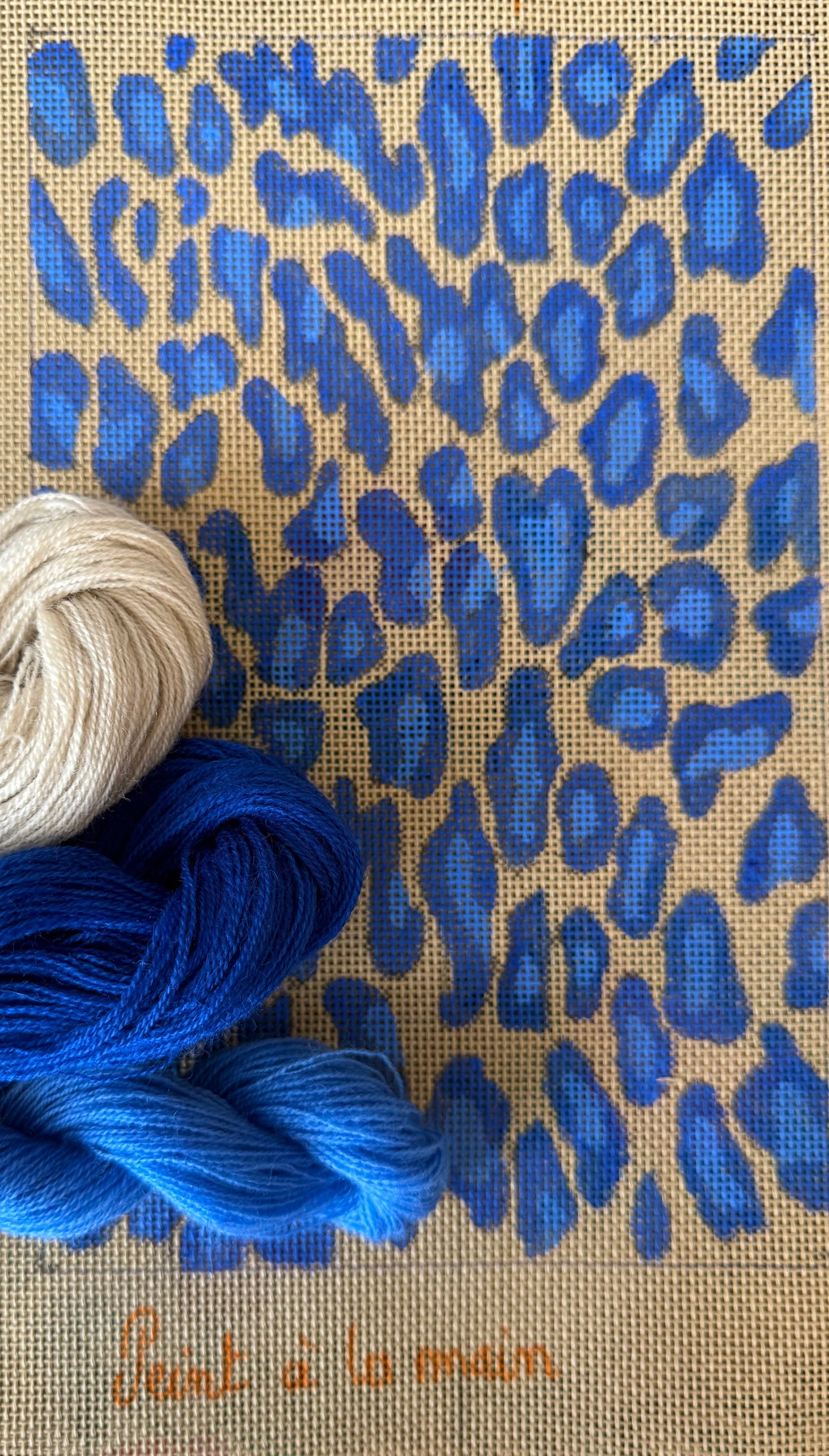 POCHETTE "FAUVE BLEU"