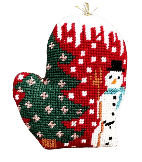 Moufle "Bonhomme de Neige" - Annie Bouquet, Tapisserie De France