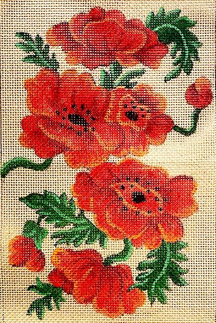 Pochette "Coquelicots" - Annie Bouquet, Tapisserie De France