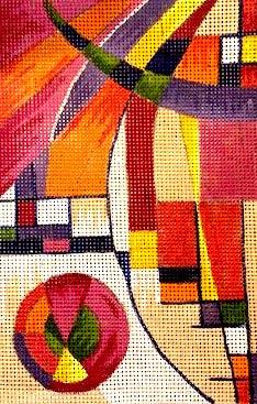 Pochette "Kandinsky Rose" - Annie Bouquet, Tapisserie De France