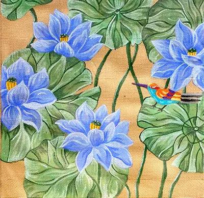 Lotus Bleus - Annie Bouquet, Tapisserie De France