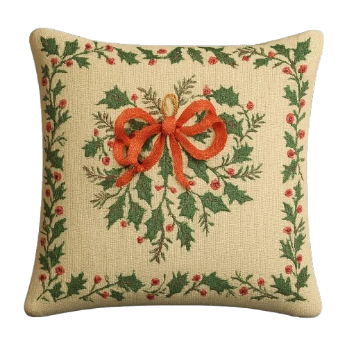 Coussins de Noël - Annie Bouquet, Tapisserie De France 