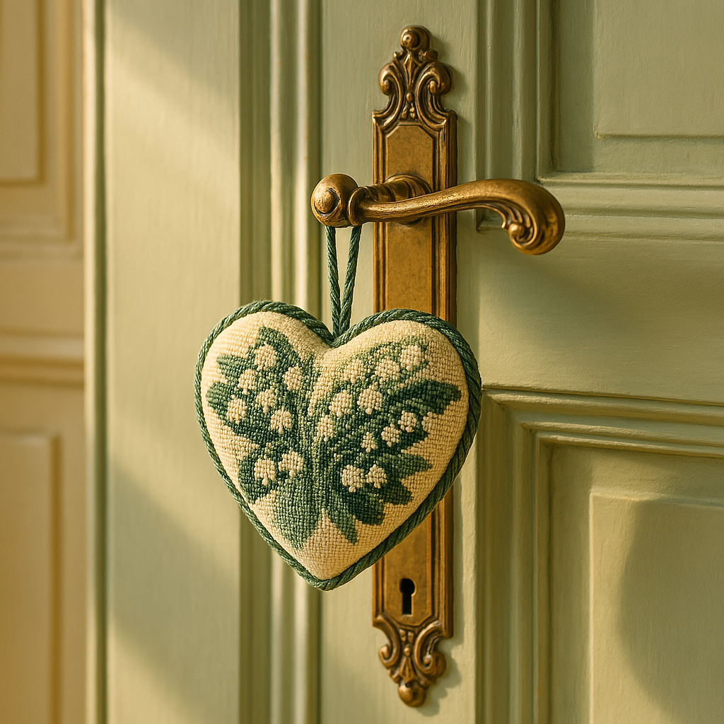 "LILY OF THE VALLEY" HEART