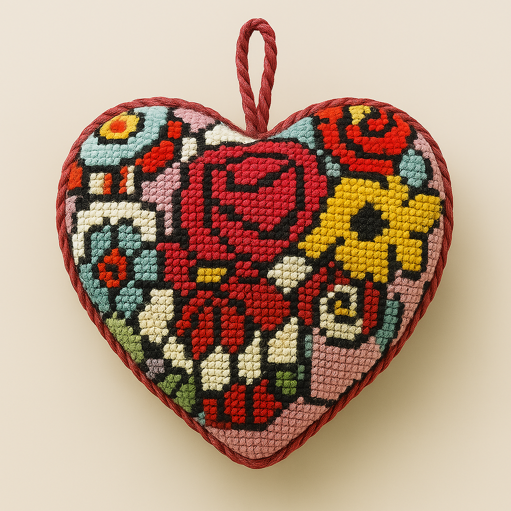 "ART DECO" HEART