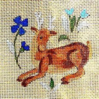 Le Cerf - Annie Bouquet, Tapisserie De France 