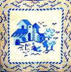 Le Village en Toile de Jouy - Annie Bouquet, Tapisserie De France 