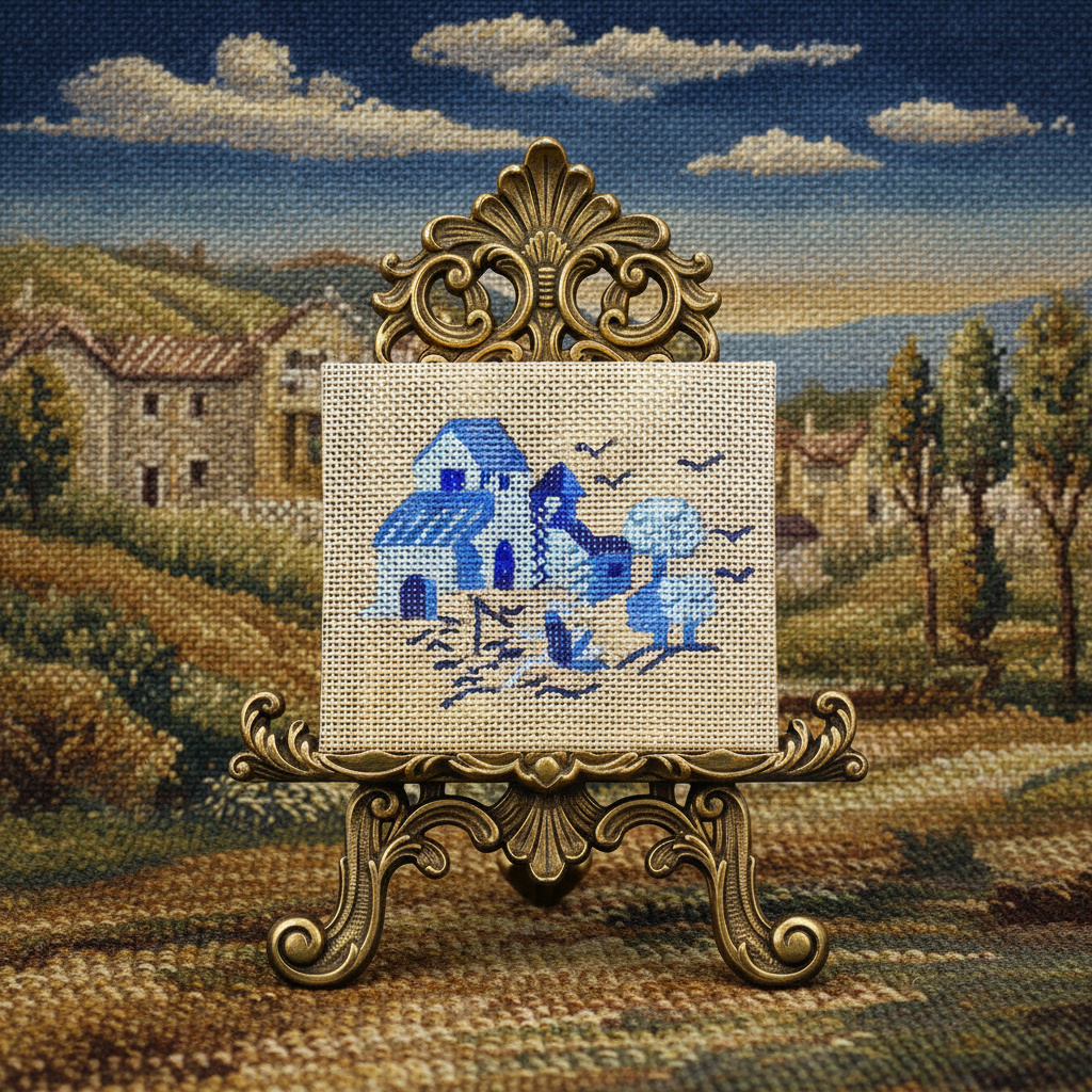 THE VILLAGE IN TOILE DE JOUY