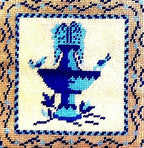 La Fontaine en Toile de Jouy - Annie Bouquet, Tapisserie De France 