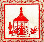 Le Kiosque en Toile de Jouy - Annie Bouquet, Tapisserie De France 