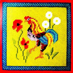 Le Coq - Annie Bouquet, Tapisserie De France 