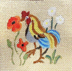 Le Coq - Annie Bouquet, Tapisserie De France 