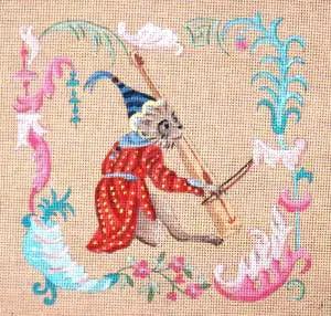 Le Joueur de Luth - Annie Bouquet, Tapisserie De France 