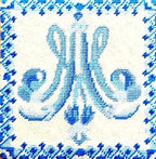 Initiales de la Reine - Annie Bouquet, Tapisserie De France 