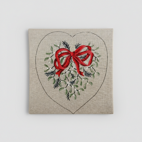 CŒUR DE NOËL AU GUI