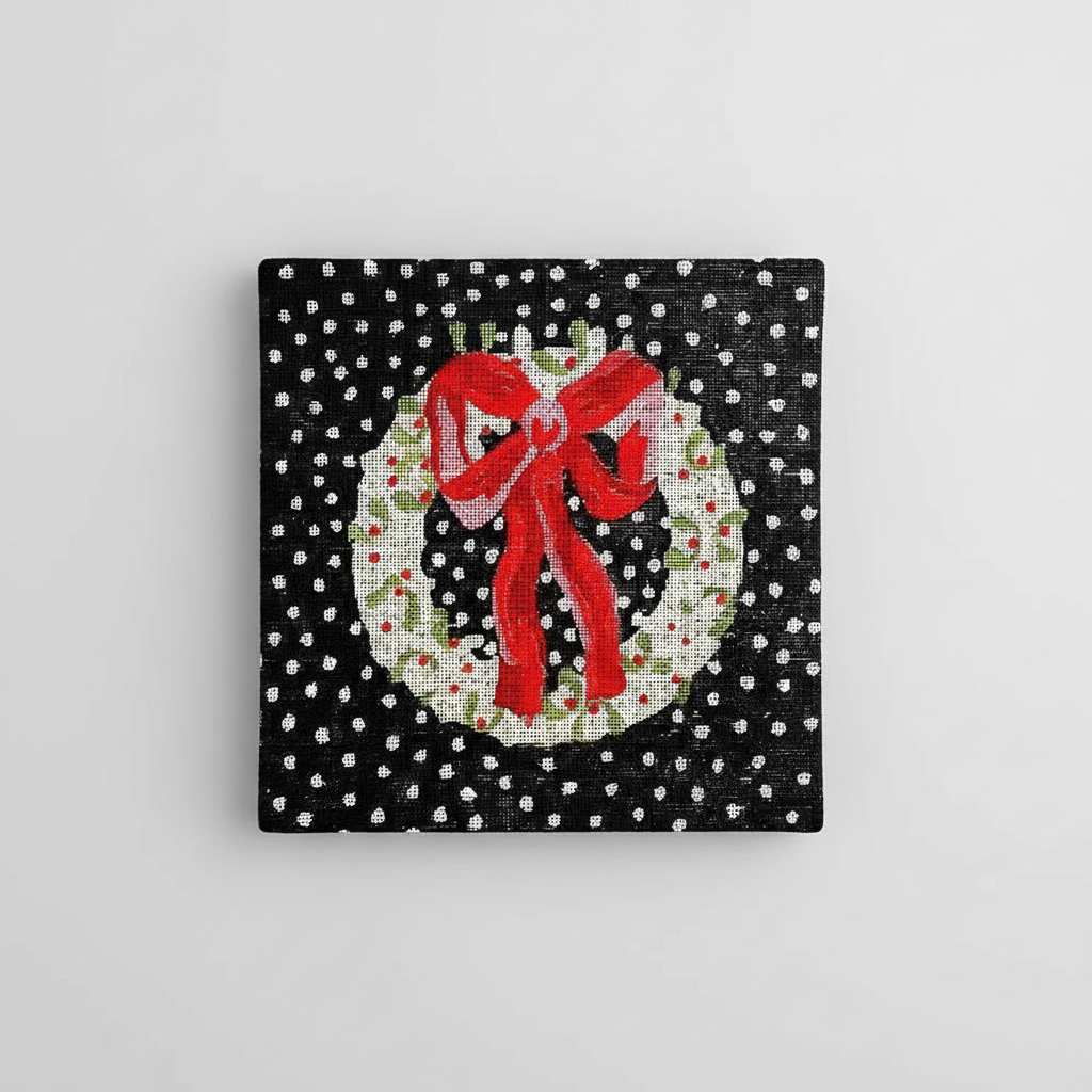 MISTLETOE CHRISTMAS WREATH