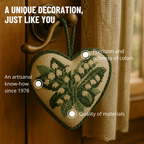 "LILY OF THE VALLEY" HEART