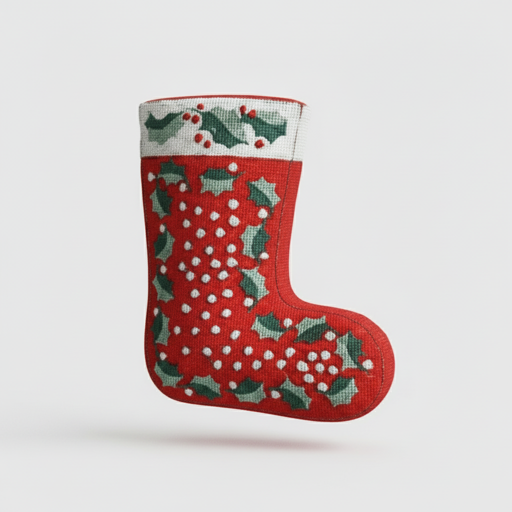 THE CHRISTMAS STOCKING "THE HOLLY"