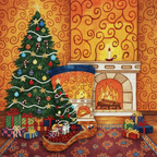 LA CHAUSSETTE DE NOËL "SAPIN ENCHANTÉ"