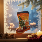 LA CHAUSSETTE DE NOËL "SAPIN ENCHANTÉ"