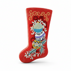 LA CHAUSSETTE DE NOËL "BOULES DE NOËL"