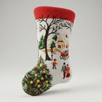 LA CHAUSSETTE DE NOËL "PAISIBLE PROMENADE"