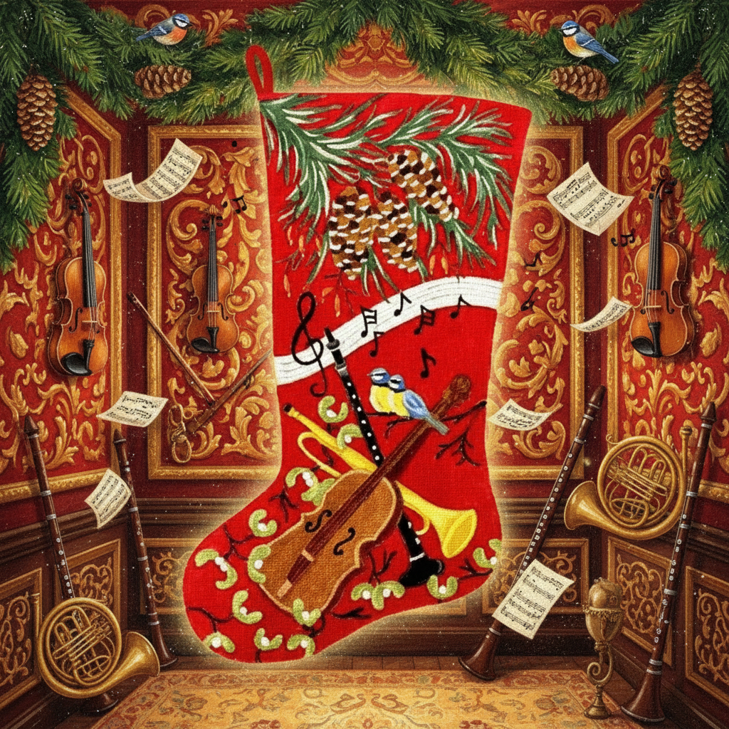 THE "MUSICAL CHRISTMAS" CHRISTMAS STOCKING