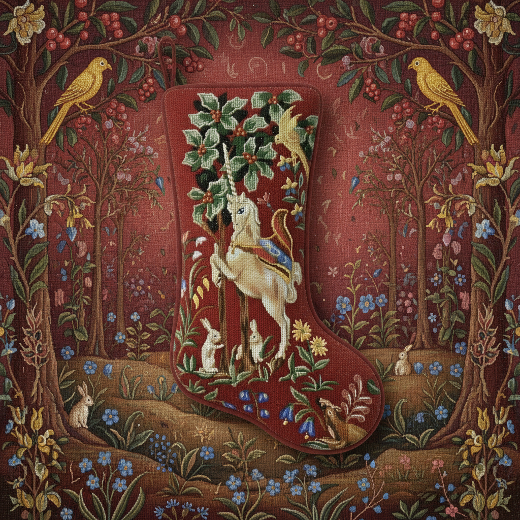 THE CHRISTMAS STOCKING "THE UNICORN"
