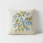 INITIALES EN CLOCHETTES BLEUS