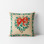 ORNATE HOLLY CHRISTMAS HEART