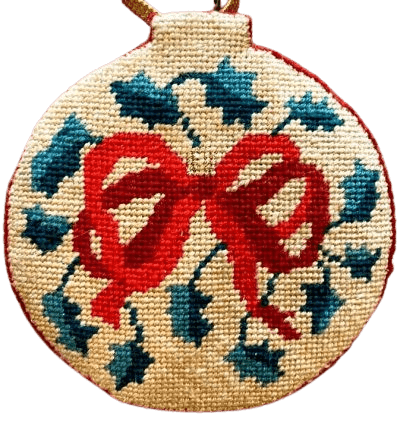 Boule "Guirlande de Houx" - Annie Bouquet, Tapisserie De France 