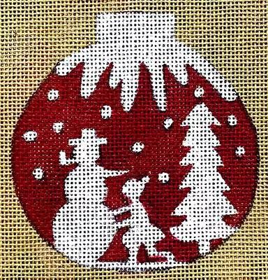Boule "L’ombre de Noël" - Annie Bouquet, Tapisserie De France 