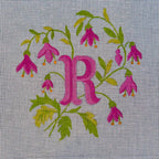 INITIALES EN FUCHSIAS ROSES