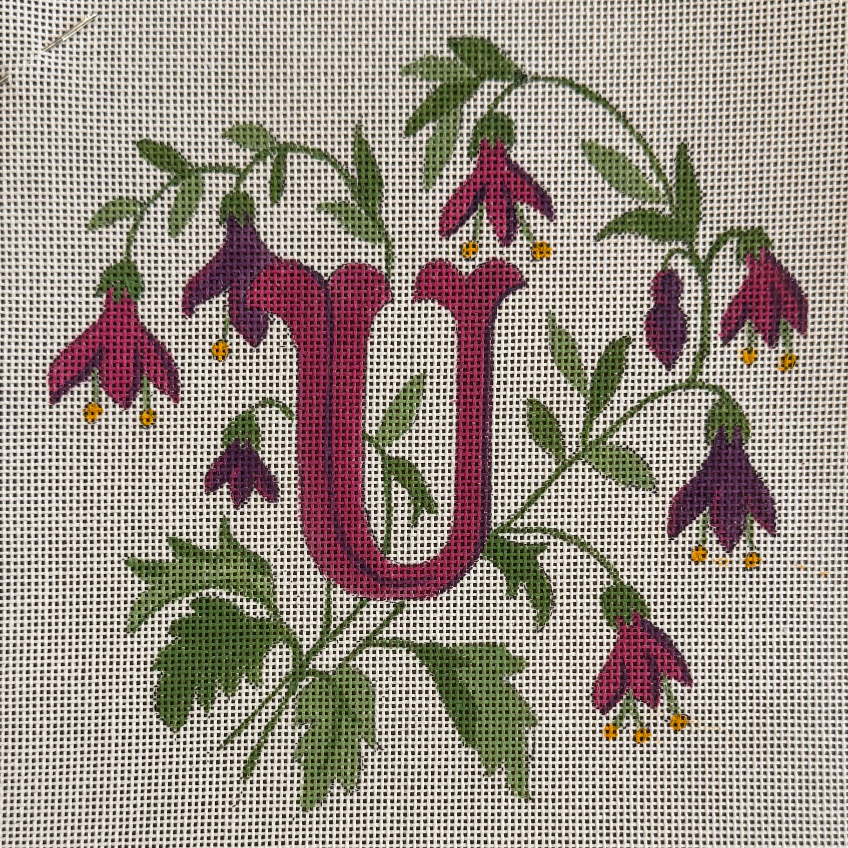 INITIALS IN FUCHSIAS