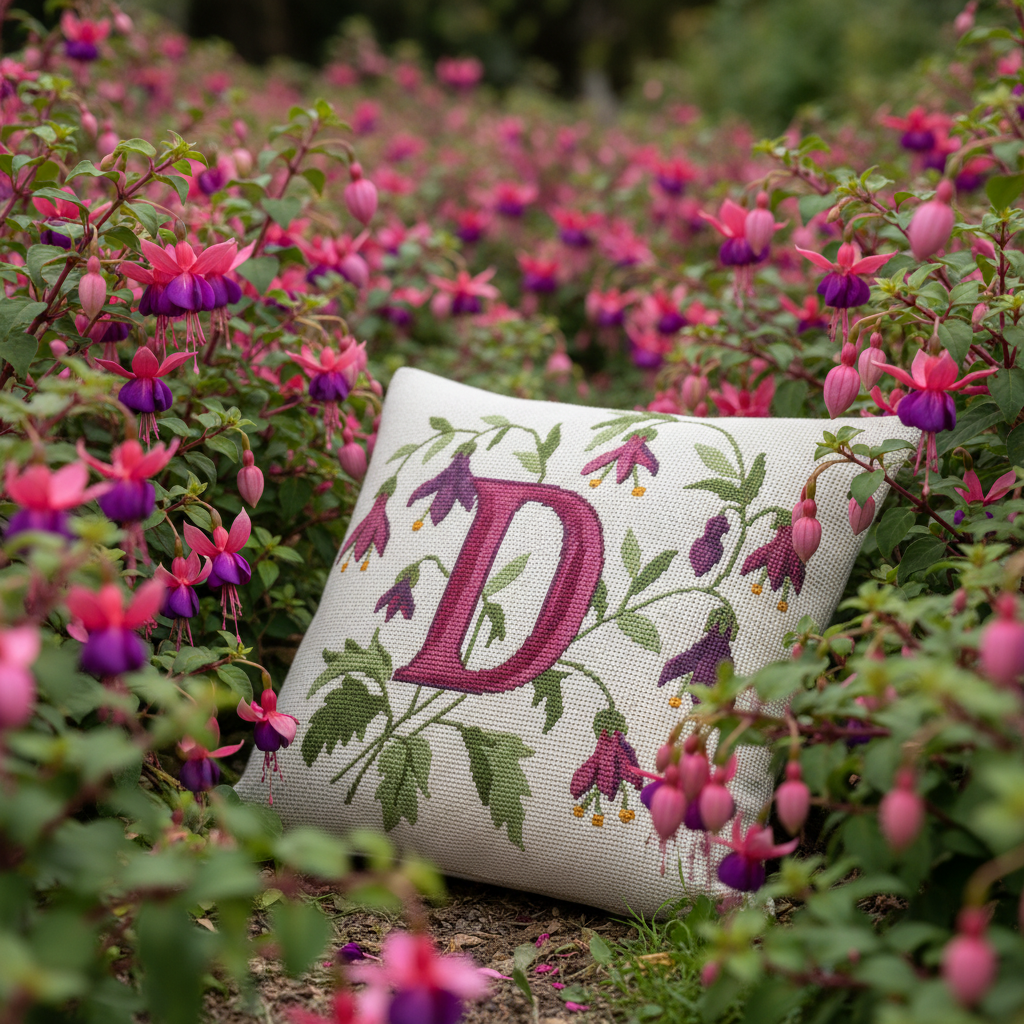 INITIALS IN FUCHSIAS