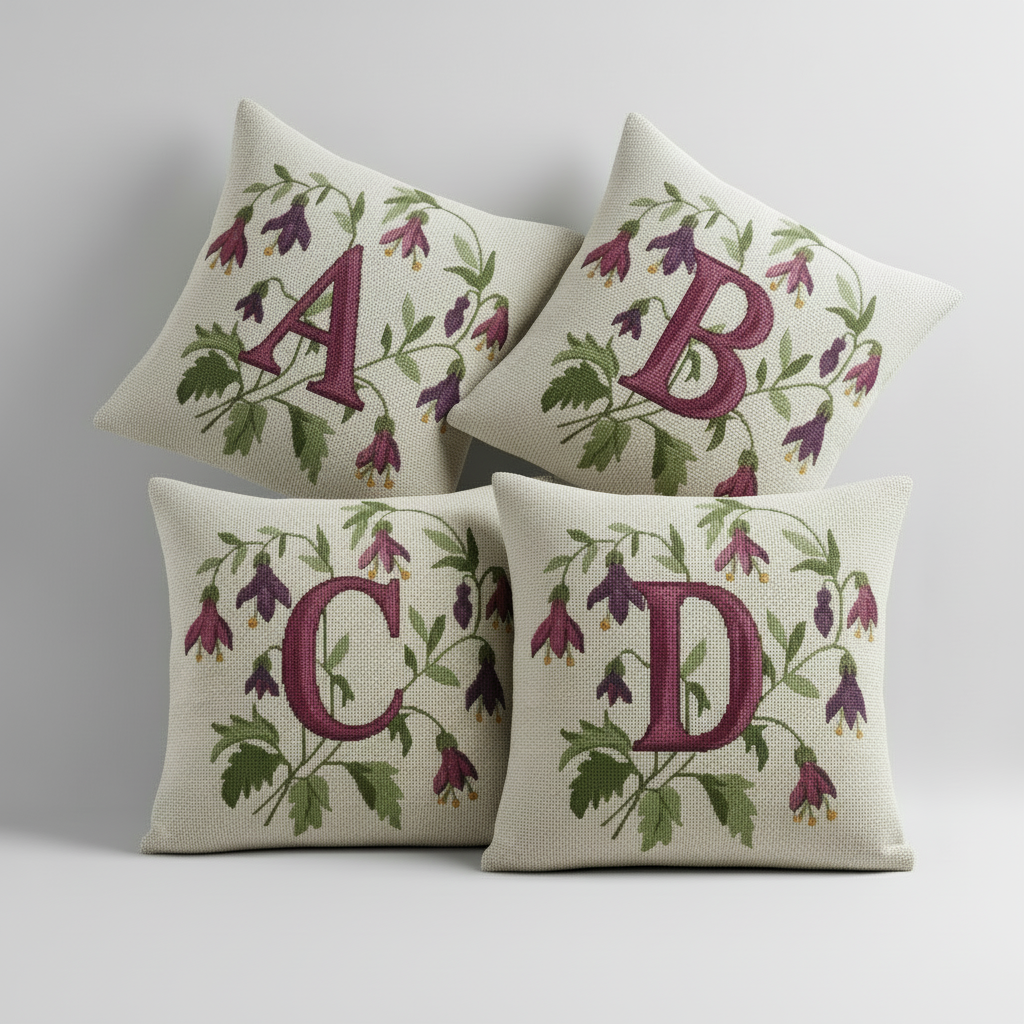INITIALS IN FUCHSIAS
