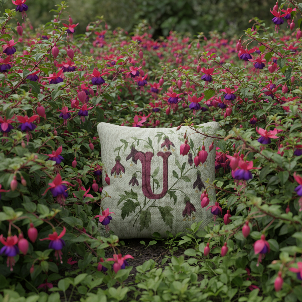 INITIALES EN FUCHSIAS