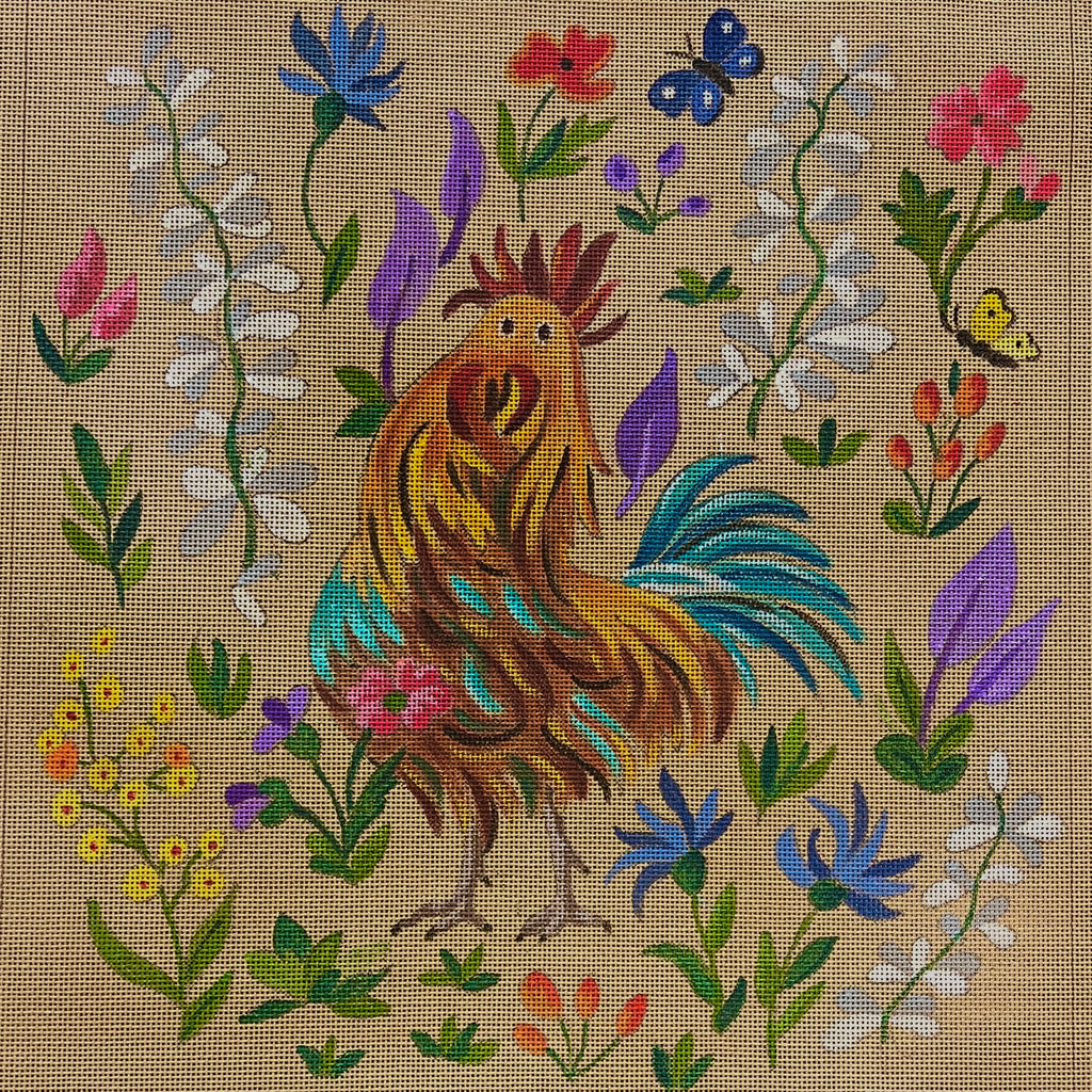 THE FLOWERED COCK