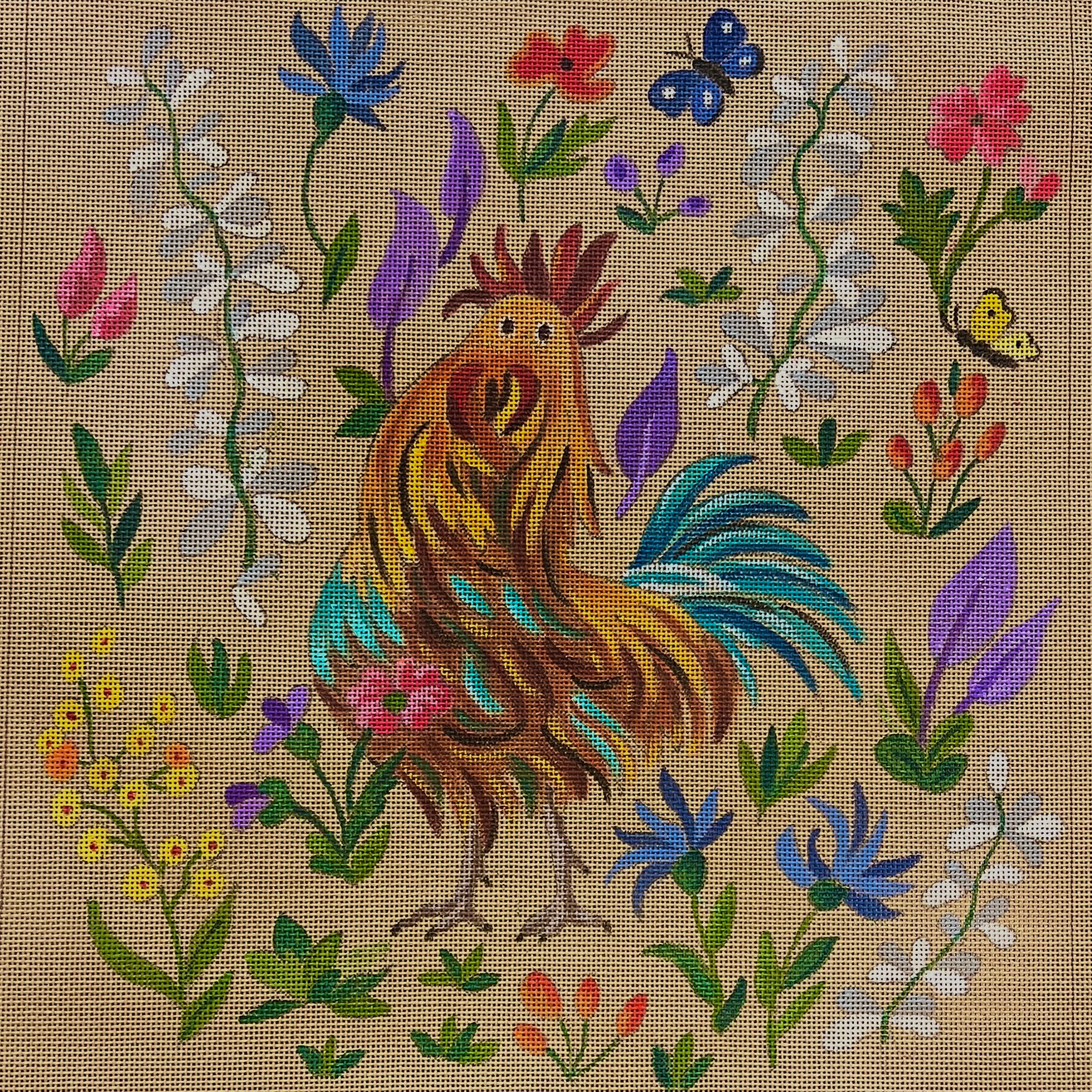 THE FLOWERED COCK