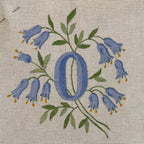 INITIALES EN CLOCHETTES BLEUS