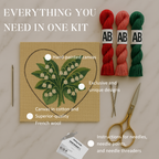 "LILY OF THE VALLEY" HEART