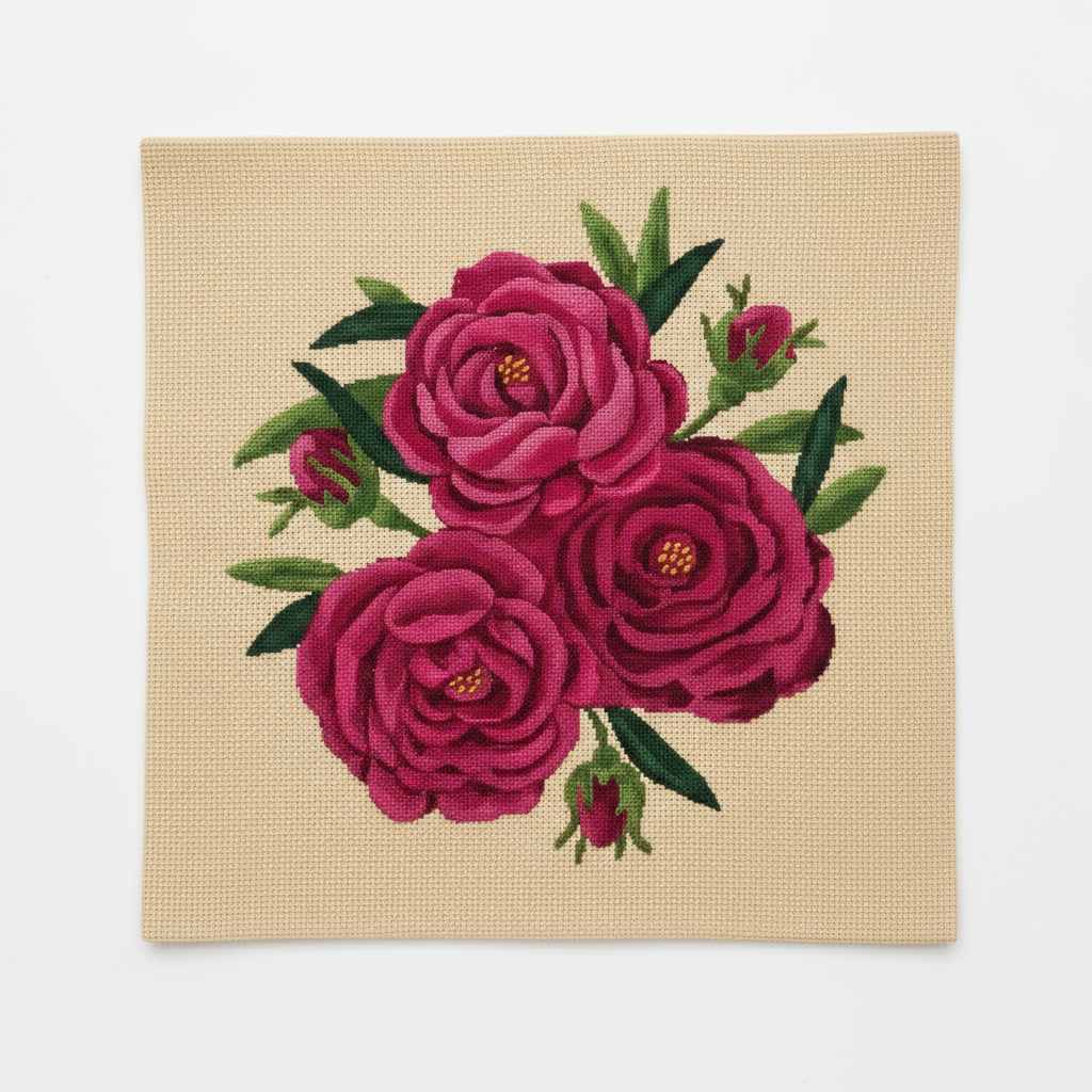 TRIO OF TYRIAN PEONIES