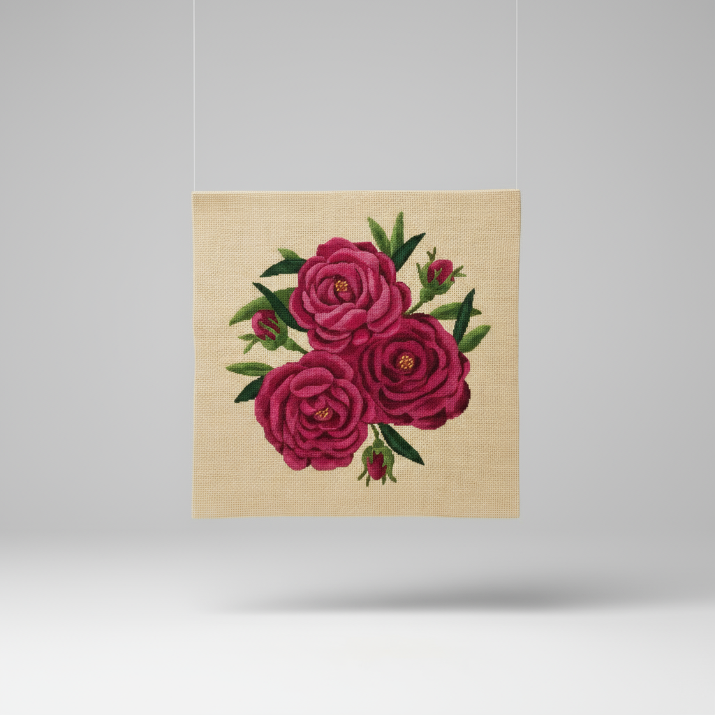 TRIO OF TYRIAN PEONIES