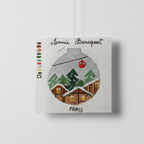 BOULE "SKI EN MONTAGNE"