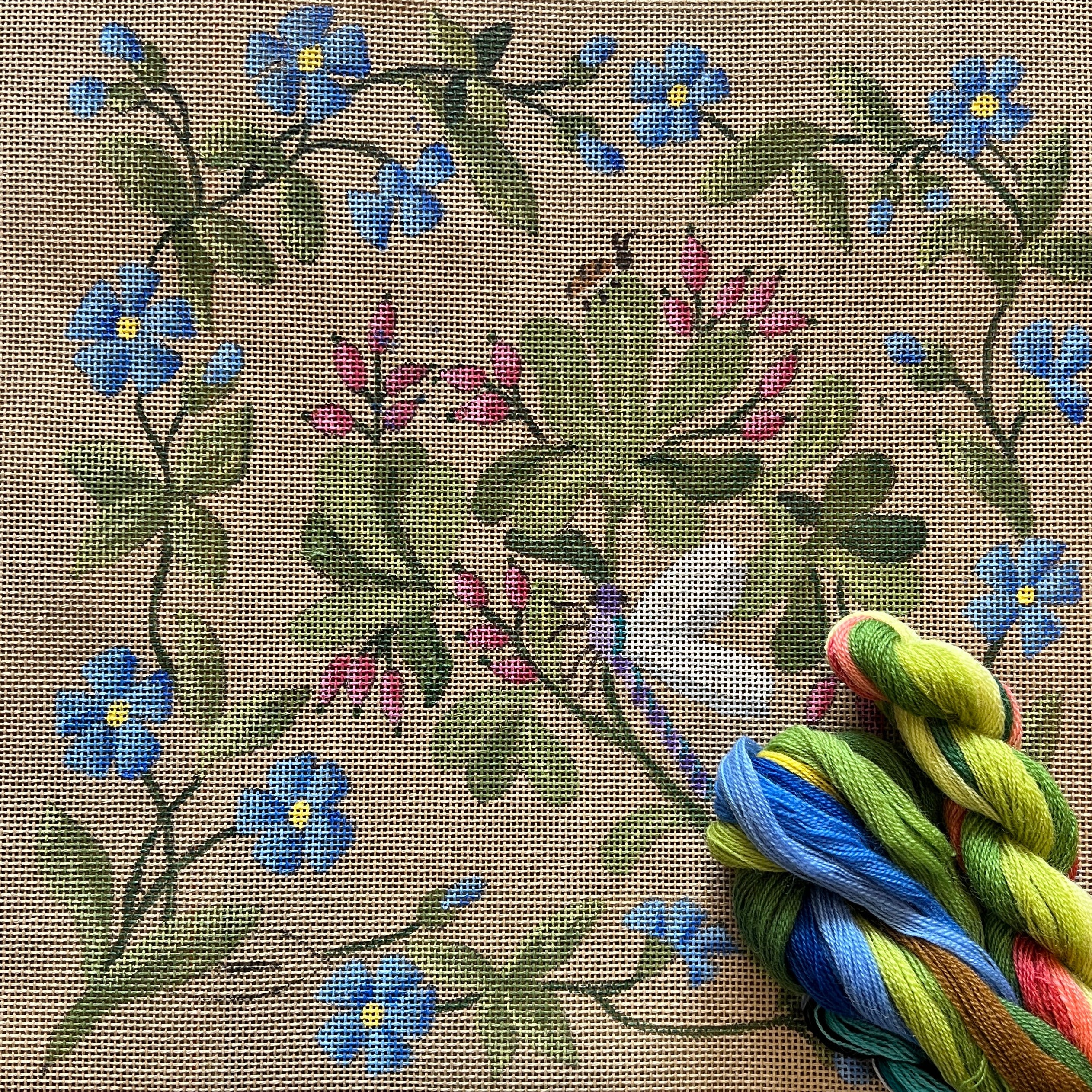 FIREFLY IN FORGET-ME-NOTS